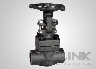 Кованый стальной клапан с натяжкой на конце NPT твердый клин класса 800-1500