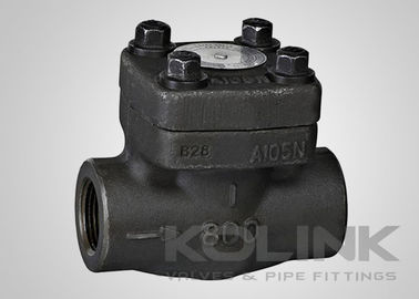 Кованый стальной поршневый чековый клапан, болтовый крышка, NPT BSPT, конец козырьковой сварки