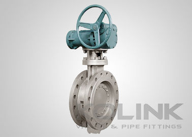 Тройной эксцентриковый дисковый затвор с двойным фланцем WCB CF8 CF8M