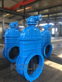 DIN 3352 F4 Упругие сидячие дверные клапаны из литого железа GGG40 GGG50