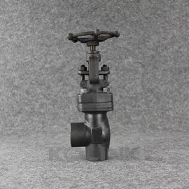Угловой кованый стальной шаровой клапан SW NPT Углеродистая сталь